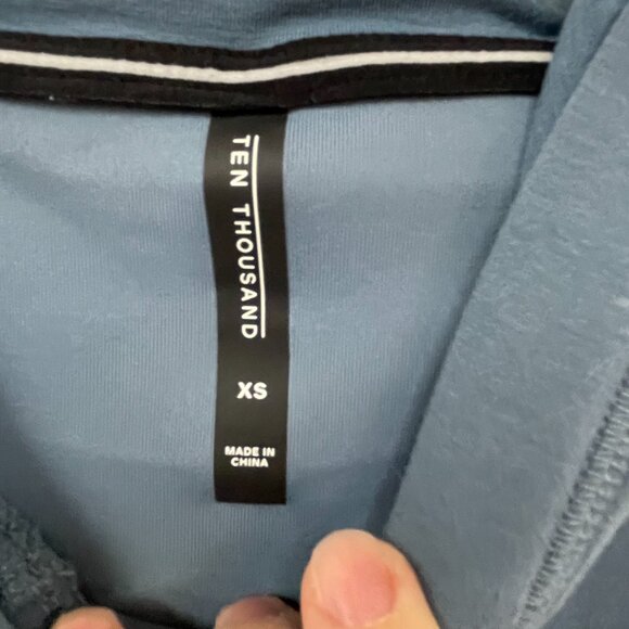 Men's Ten Thousand Blue Hoodie Size XS - Picture 2 of 5